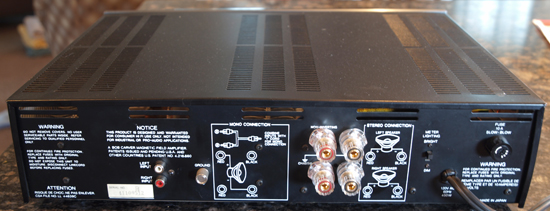 Carver mk II series audio amplifier